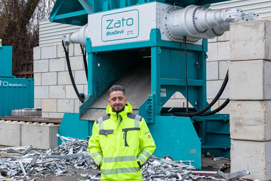 Patrick Hoffmann with Zato Blue Devil
